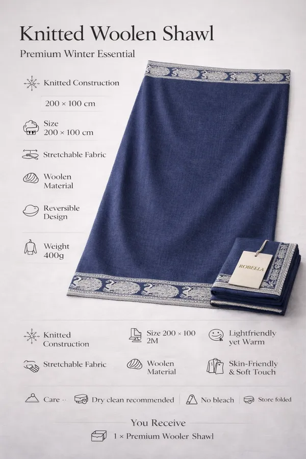 Navy_Blue_Wool_With_Viscose_Soft_Ethnic_Shawl_For_Women