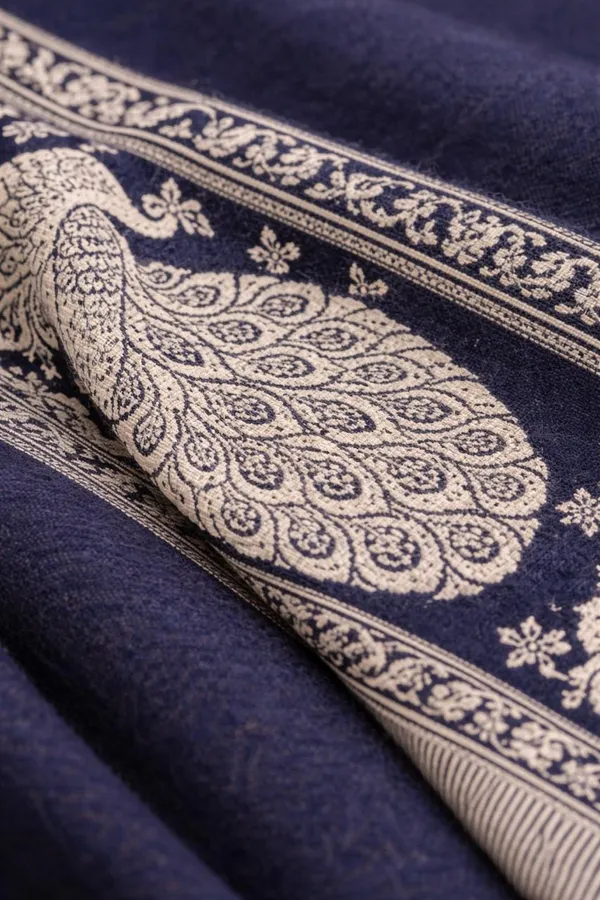 Navy_Blue_Wool_With_Viscose_Soft_Ethnic_Shawl_For_Women