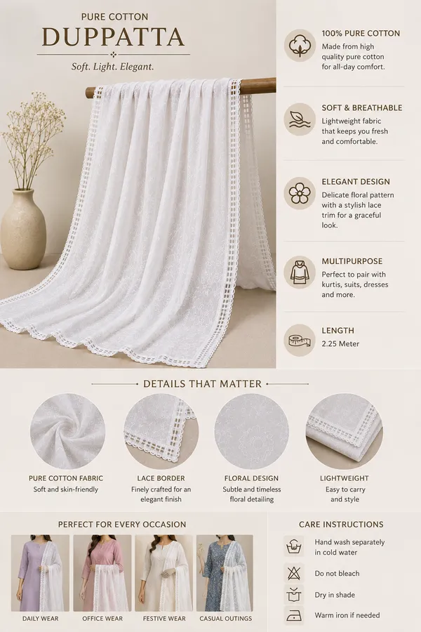 Women's_White_Cotton_Karachi_Embroidered_Dupatta_|_Soft_&_Lightweight_|_Breathable_Comfort_|_2.25_Meter_Ethnic_Dupatta