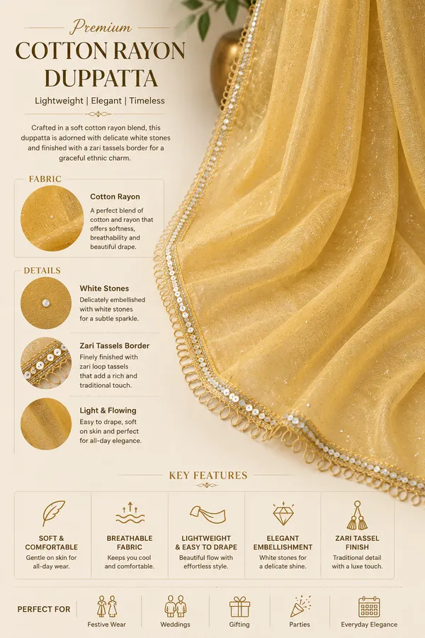 Designer_Mustard_Yellow_Soft_Net_Dupatta_with_White_Stone_Embellishments_&_Elegant_Golden_Sequin_Border