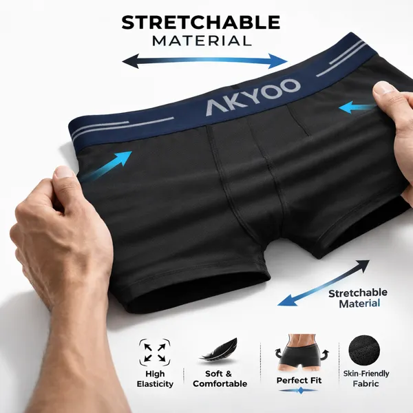 AKYOO_Light_Blue_Men's_Trunk_Underwear_Soft_Cotton_Stretch_Innerwear_for_Daily_Wear_Breathable_Comfortable_Fit