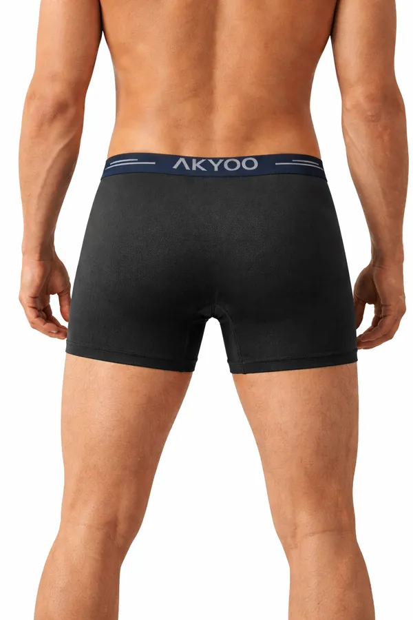 AKYOO_Light_Blue_Men's_Trunk_Underwear_Soft_Cotton_Stretch_Innerwear_for_Daily_Wear_Breathable_Comfortable_Fit