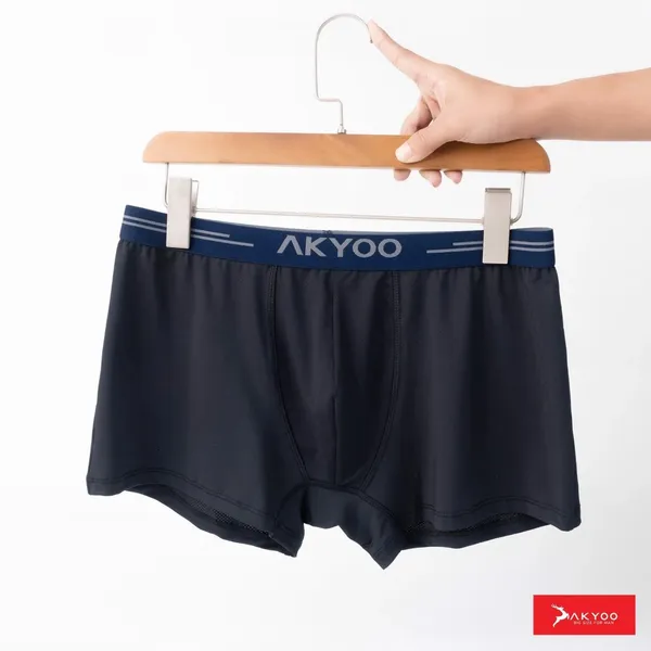 AKYOO_Light_Blue_Men's_Trunk_Underwear_Soft_Cotton_Stretch_Innerwear_for_Daily_Wear_Breathable_Comfortable_Fit