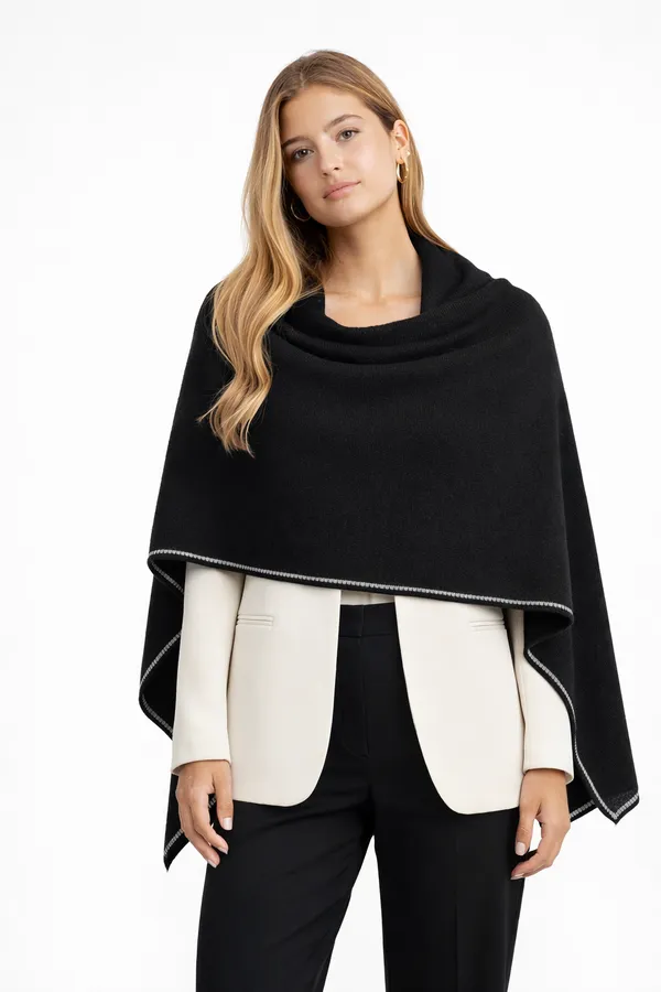 Black_Wool_With_Viscose_Soft_Solid_Shawl_For_Women