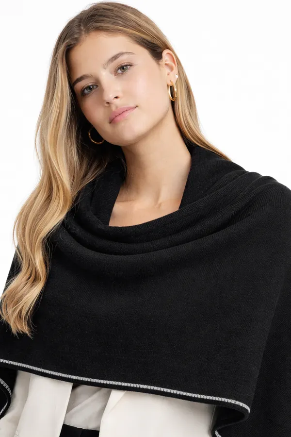Black_Wool_With_Viscose_Soft_Solid_Shawl_For_Women