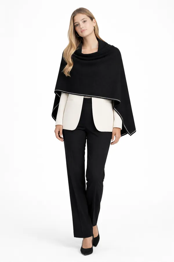 Black_Wool_With_Viscose_Soft_Solid_Shawl_For_Women