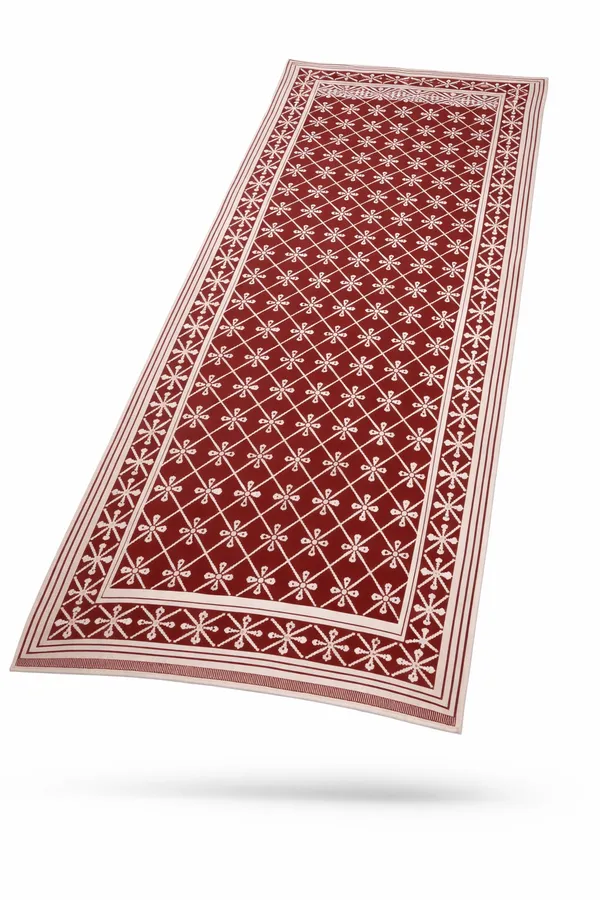 Red_And_White_Wool_With_Viscose_Soft_Ethnic_Shawl_For_Women