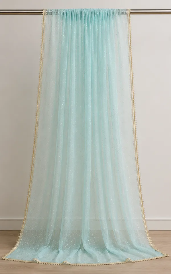 Sky_Blue_White_Stone_Net_Dupatta_for_Women_|_Soft_Net_Fabric_|_Golden_Thread_Border_|_Lightweight_Party_Wear,_Wedding_&_Festive_Dupatta_|_2_Meter