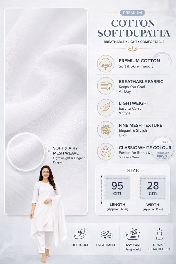 Designer_Cotton_Knitted_White_Dupatta_|_Soft_&_Elegant_Summer_Fashion_Dupatta