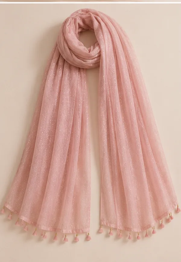 Baby_Pink_Cotton__Dupatta_for_Women_|_White_Stone_Work_|_Zari_Tassel_Border_|_Lightweight_Soft__Dupatta_|_Party_Wear,_Festive_&_Ethnic_Wear