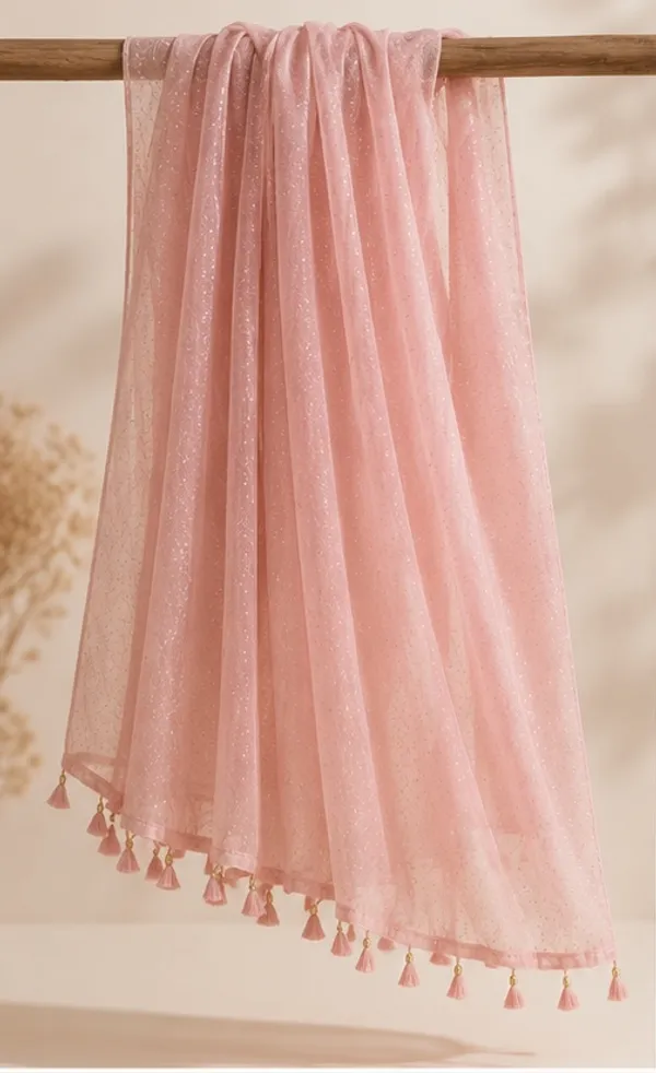 Baby_Pink_Cotton__Dupatta_for_Women_|_White_Stone_Work_|_Zari_Tassel_Border_|_Lightweight_Soft__Dupatta_|_Party_Wear,_Festive_&_Ethnic_Wear