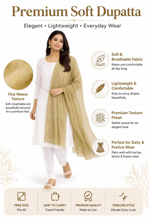 Stylish_Plain_Cotton_Dupatta_for_Women_|_Knitted_Summer_Wear_Soft_&_Comfortable