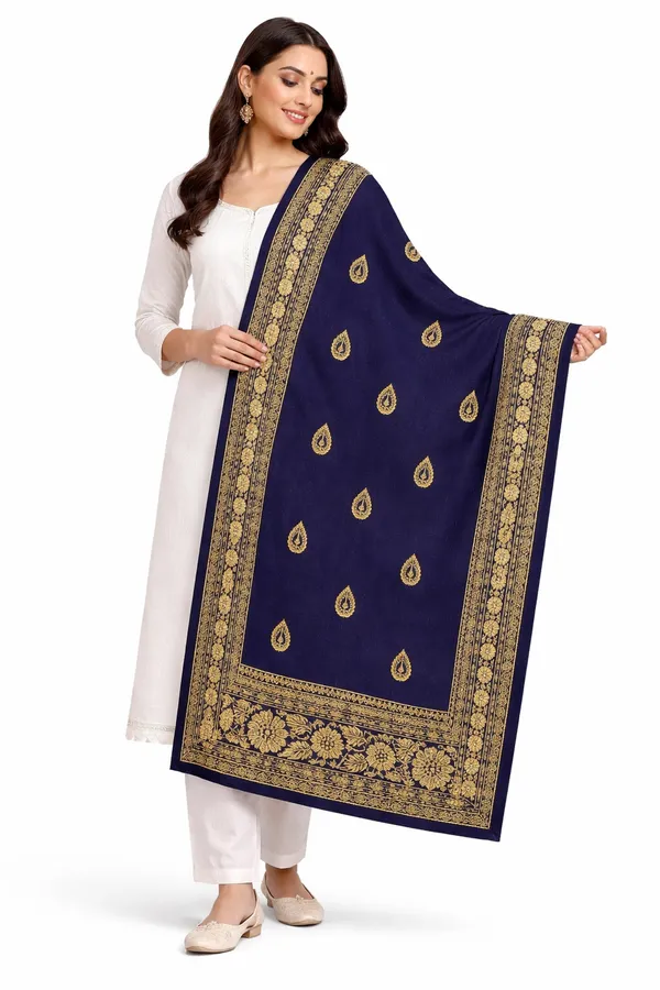 Stylish_Plain_Cotton_Dupatta_for_Women_|_Knitted_Summer_Wear_Soft_&_Comfortable