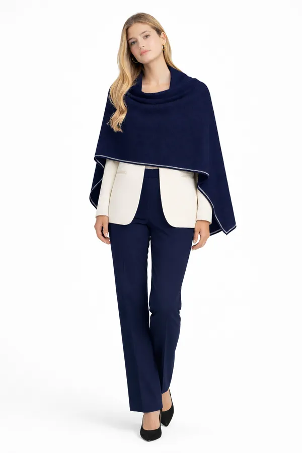 Blue_Wool_With_Viscose_Soft_Solid_Shawl_For_Women