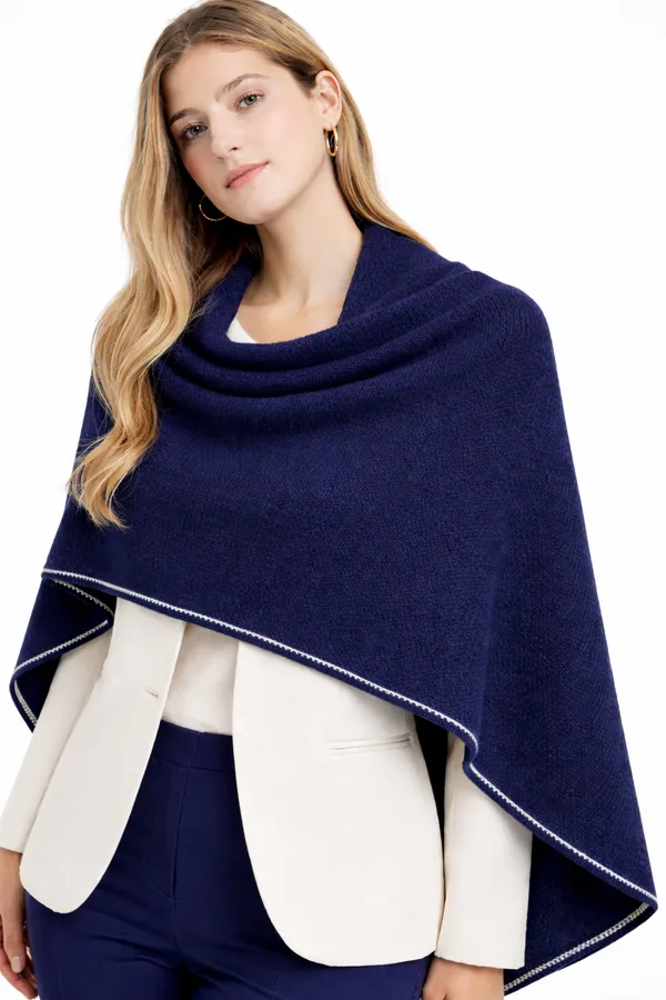 Blue_Wool_With_Viscose_Soft_Solid_Shawl_For_Women