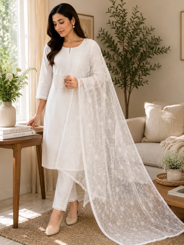 Women's_White_Saffron_Karachi_Embroidered_Dupatta_|_Floral_Embroidery_Net_Dupatta_|_Soft_Lightweight_&_Breathable_Ethnic_Dupatta_for_Kurti,_Suit_&_Festive_Wear_|_2.2_Meter