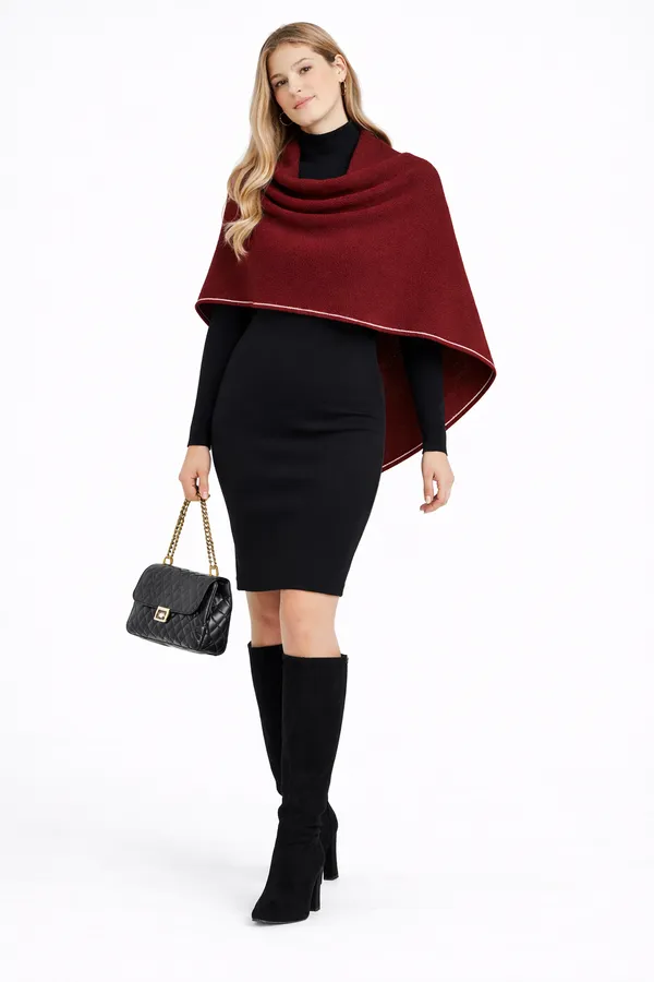 Maroon_Wool_With_Viscose_Soft_Solid_Shawl_For_Women