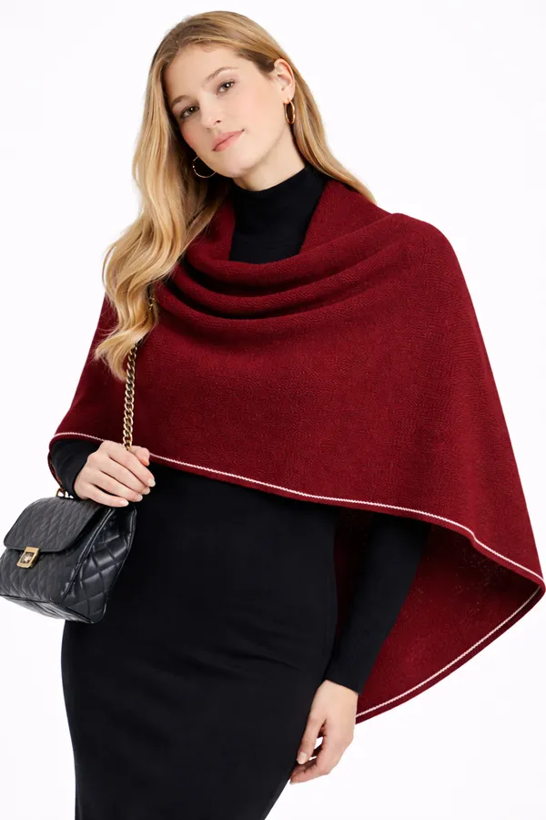 Maroon_Wool_With_Viscose_Soft_Solid_Shawl_For_Women