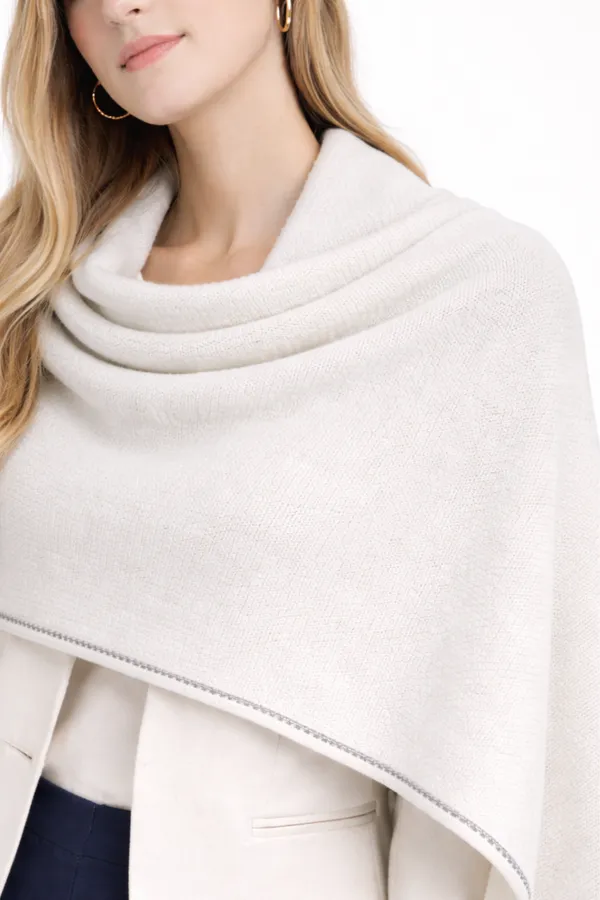 White_Wool_With_Viscose_Soft_Solid_Shawl_For_Women