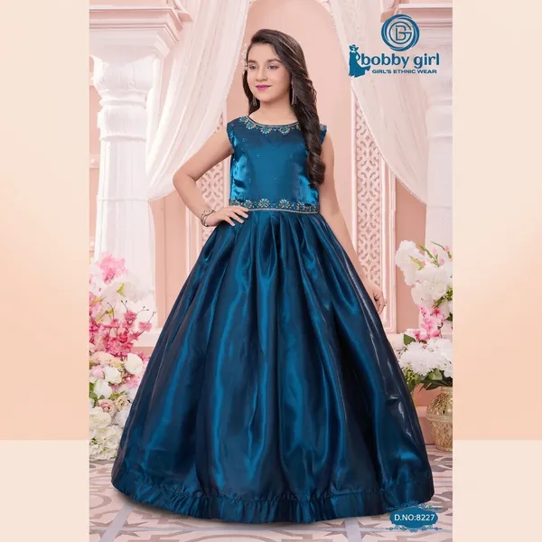 Blue_Star_Georgette_Embellished_Ball_Gown_For_Girls
