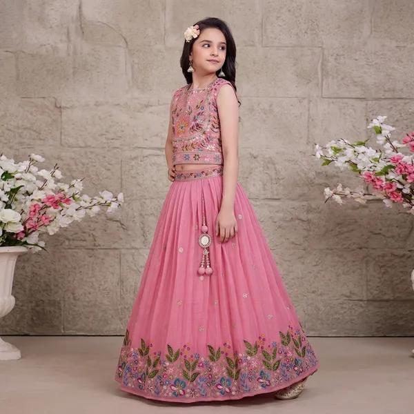 Pink_Star_Georgette_Floral_Embroidered_Lehenga_Choli_For_Girls