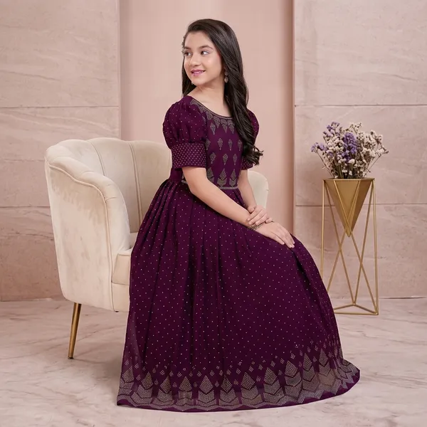 Purple_Star_Georgette_Embellished_Anarkali_Gown_For_Girls