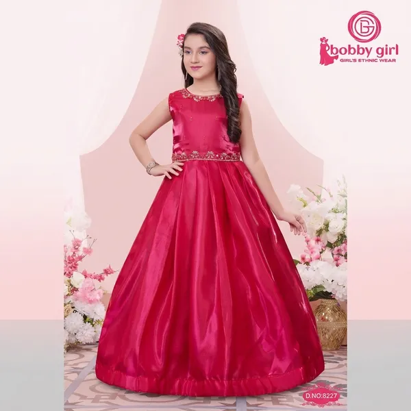 Pink_Star_Georgette_Embellished_Flared_Gown_For_Girls