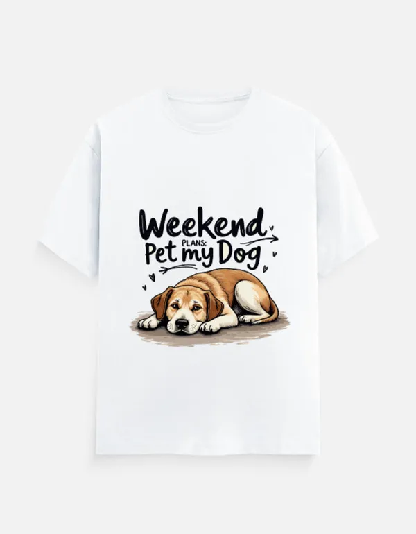 White_Cotton_Weekend_Please_Pet_My_Dog_T-Shirt_|_Chill_Vibes_Dog_Lover
