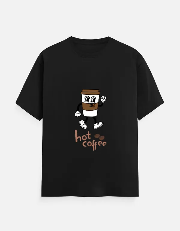 Black_Cotton_Hot_Coffee_T-Shirt