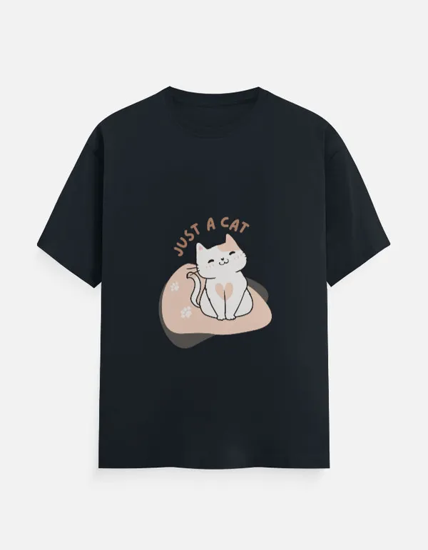 Navy_Blue_Cotton_Cat_T-Shirts_|_Oversized_Graphic_Tees_for_Cat_Lovers