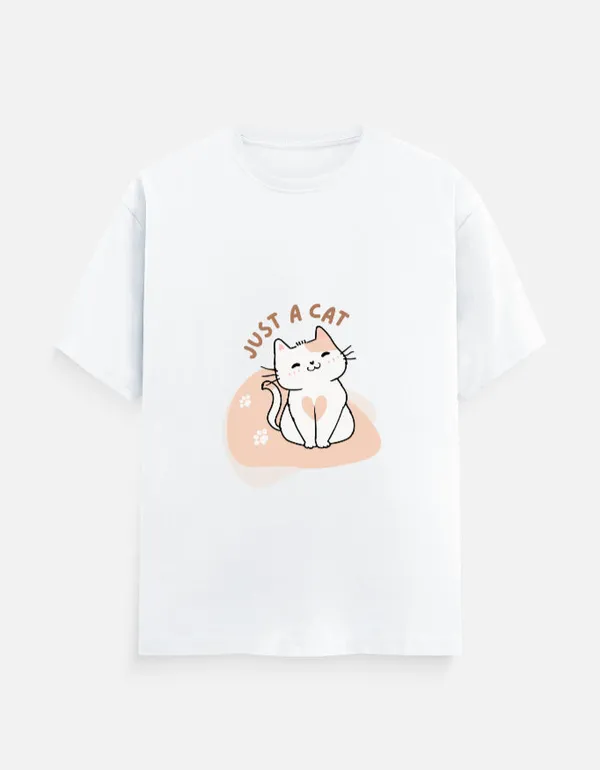 White_Cotton_Cat_T-Shirts_|_Oversized_Graphic_Tees_for_Cat_Lovers