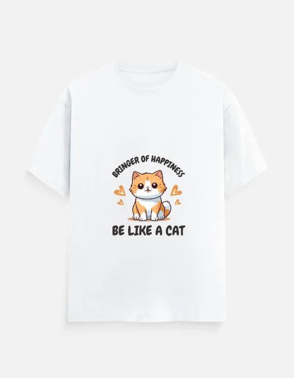 White_Cotton_Cat_T-Shirts_|_Oversized_Graphic_Tees_for_Happy_Cat_Lovers