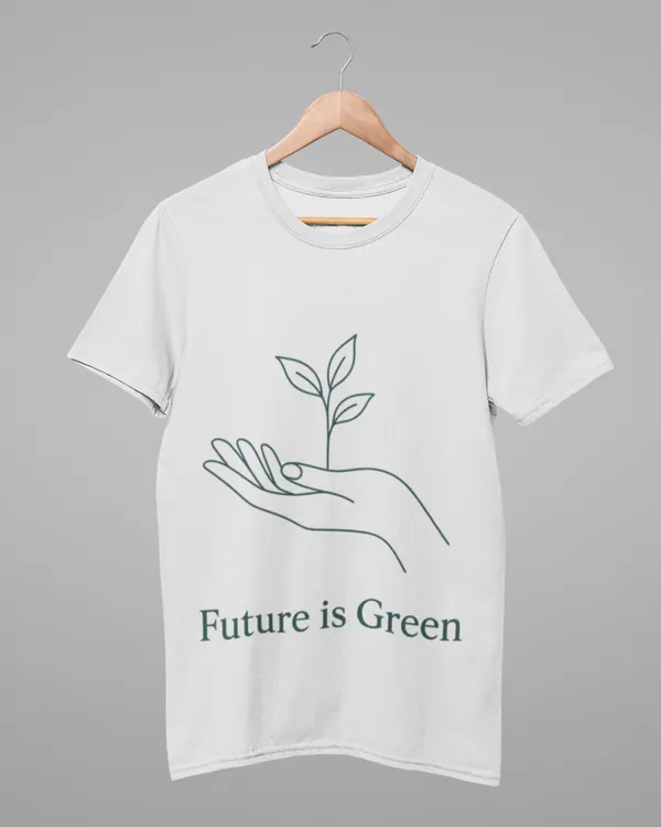 White_Cotton_Future_Is_Green_T-Shirt_|_Wear_the_Change