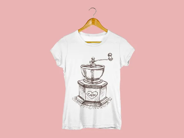 White_Cotton_Coffee_Lover_T-Shirt_|_Brewed_for_Everyday_Comfort