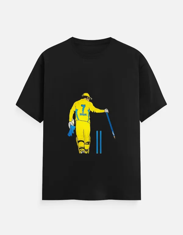 Navy_Blue_Cotton_Captain_Cool_|_Dhoni_Inspired_Oversized_T-Shirt