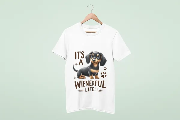 White_Cotton_Its_a_Wienerful_Life_T-Shirt