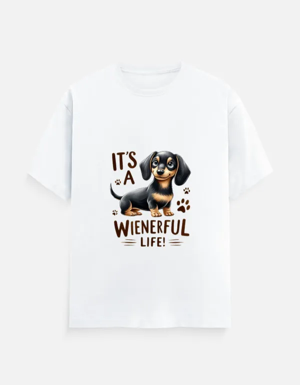 White_Cotton_Its_a_Wienerful_Life_T-Shirt