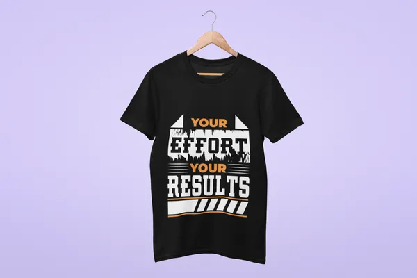 Navy_Blue_Cotton_Your_Efforts_Your_Results_Gym_T-Shirt