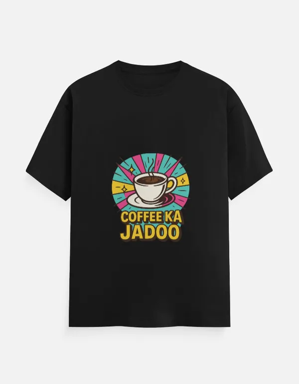 Black_Cotton_Coffee_Ka_Jadoo_T-Shirt_|_Sip._Smile._Slay.