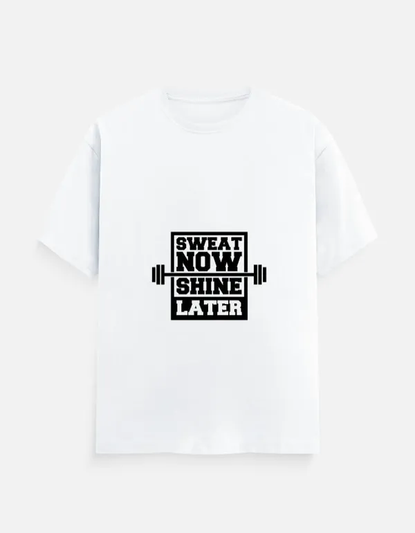 White_Cotton_Sweat_Now_Shine_Later_Gym_T-Shirt