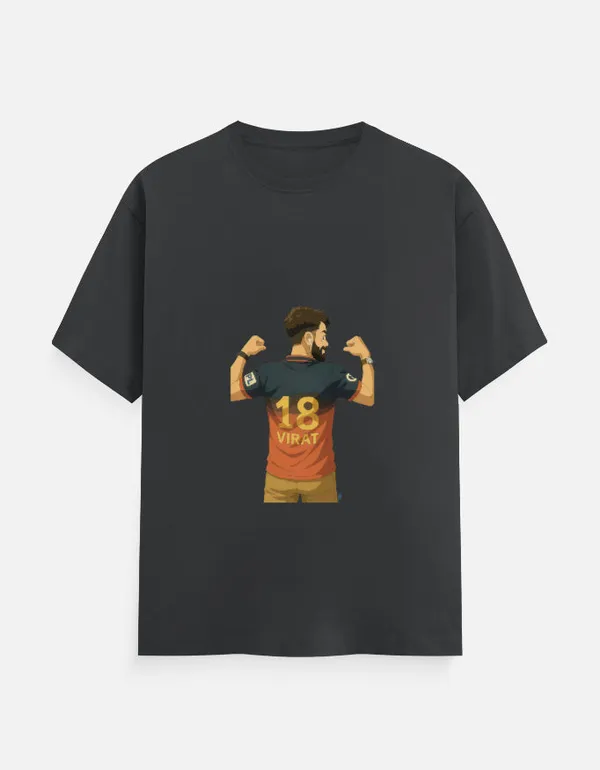 Steel_Grey_Cotton_Virat_Mode_On_Oversized_Cricket_T-Shirt