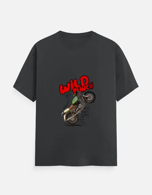 Steel_Grey_Cotton_Bike_T-Shirts_|_Oversized_Graphic_Tees_for_Wild_Riders