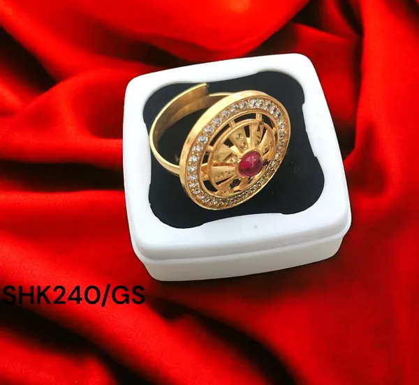 BALAJI_GOLD_PREMIUM_QUALITY_MICRO_PLATED_TRADITIONAL_AD_STONE_ADJUSTABLE_FINGER_RING_FOR_WOMEN_AND_GIRLS