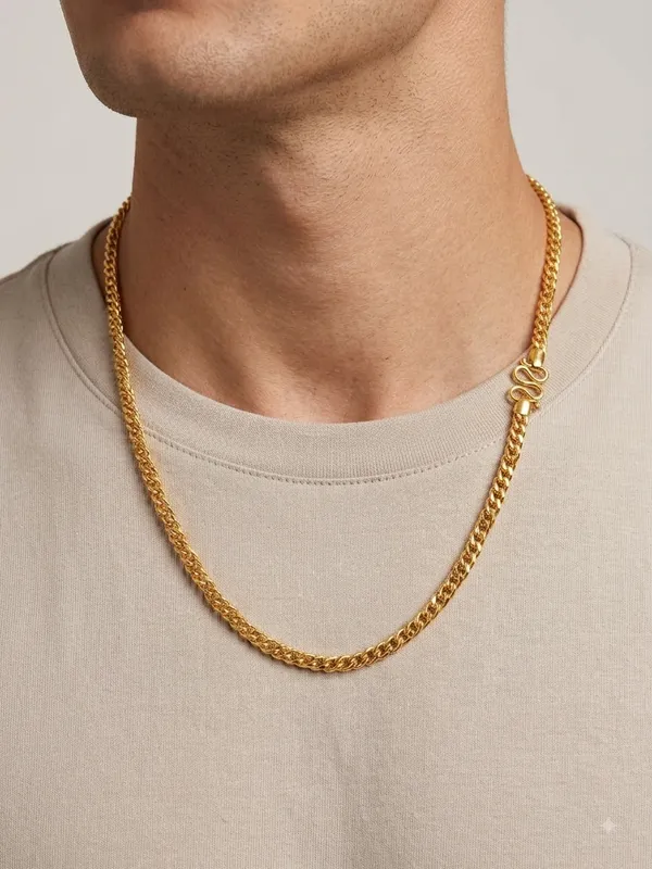 BG_Gold_Plated_Classic_Twisted_Link_Curb_Chain_for_Men_&_Women