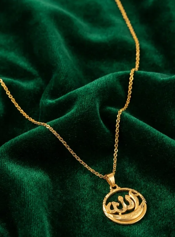 Balaji_Gold_Allah_Calligraphy_Gold_Pendant_Chain