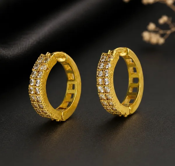 Balaji_Gold_Luxury_Gold-Plated_Double_Row_CZ_Hoop_Earrings_for_Women