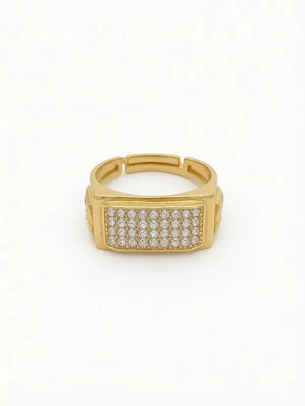 Balaji_Gold_Royal_Diamond_Studded_Micro_Gold_plated_Statement_Ring