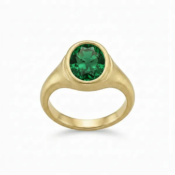 Balaji_Gold_Royal_Emerald_Oval_Gold_Ring