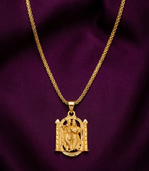 Divine_Gold_Radha_Krishna__Pendant_Chain_for_Men_/_Women