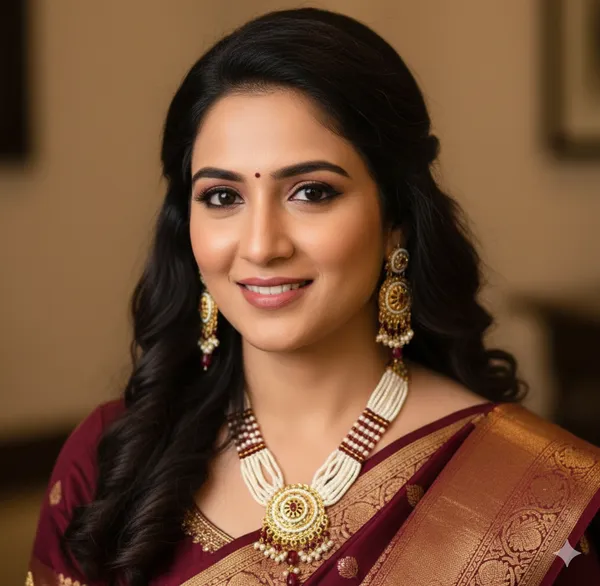 Balaji_Gold_Elegant_South_Indian_Temple_Jewelry_Necklace_Set_with_Earrings_For_Women